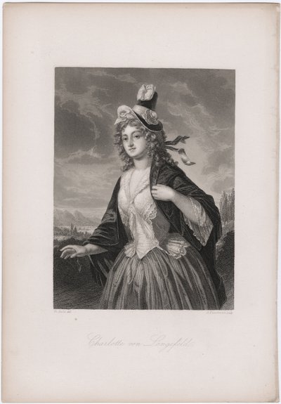 Charlotte von Lengefeld, 1850-årene av Andreas Johann Fleischmann