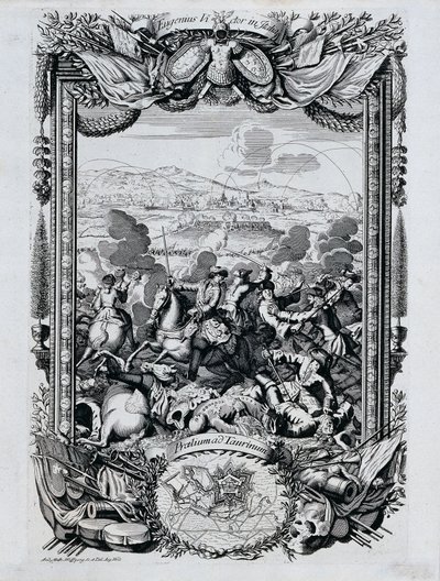 Seieren til prins Eugene av Savoy i Italia av Andreas Matthias Wolffgang