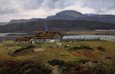Beite med geiter av Andreas Singdahlsen
