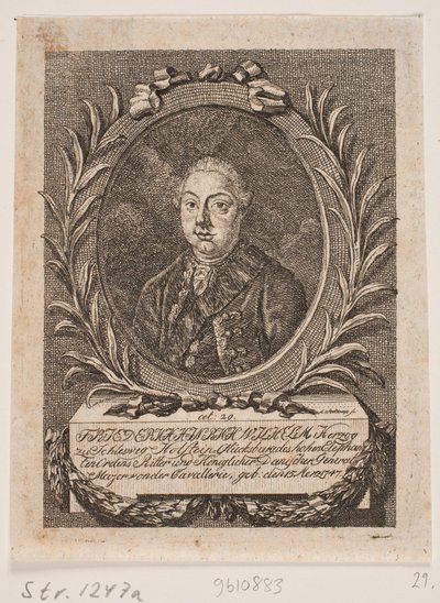 Hertug Frederik Henrik Vilhelm av Lyksburg av Andreas Støttrup