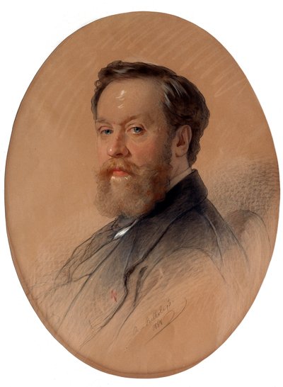 Portrett av marskalken av adelen V.Y. Tulinov, 1868. av Andrei Belloli