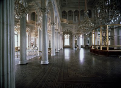 Utsikt over Pavilion Hall of the Small Hermitage (Hermitage) projisert av Andrei Ivanovich Stakenschneider (1802-1865) 1850-1858 Hermitage Museum, St. Petersburg av Andrei Ivanovich Stackenschneider