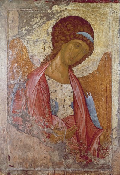 Erkeengelen Michael, av Andrei Rublev eller Andrej Rubljov (1360-1430), malt mellom 1410 og 1420, Icon. av Andrei Rublev