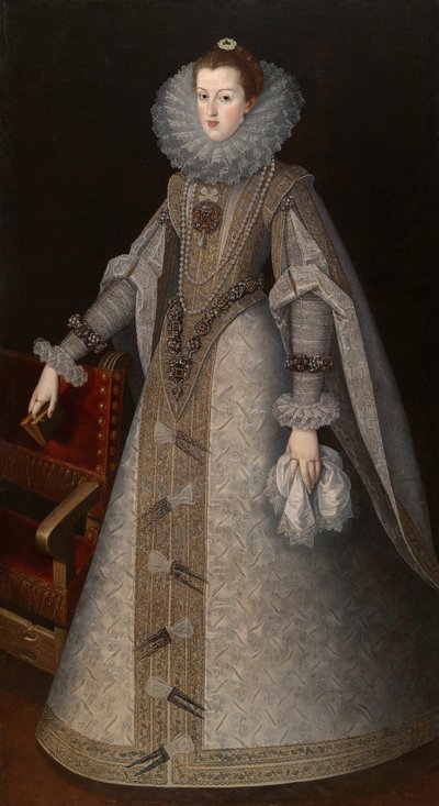 Dronning Margaret av Spania, ca. 1610. av Andres Lopez Polanco