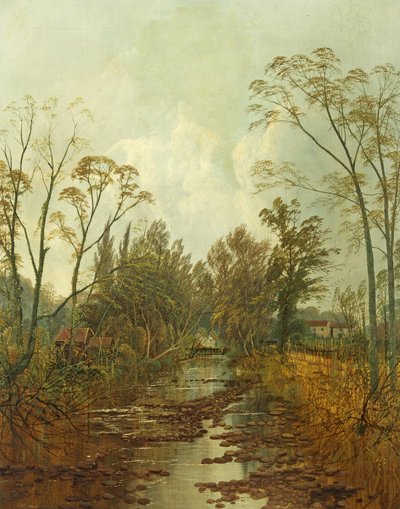 The Old Ebbw Bridge, Newport av Andrew Allan