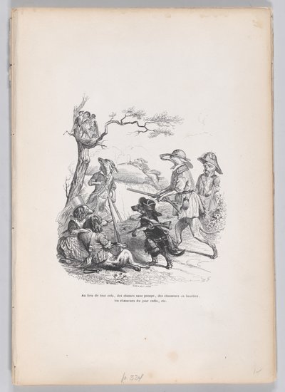 I stedet for alt dette... fra scener fra dyrenes private og offentlige liv, ca..., ca. 1837-47. av Andrew Best Leloir
