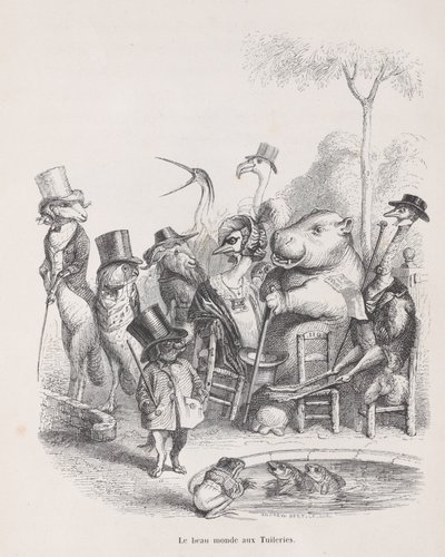 Tuilerienes vakre verden fra scener fra det private og offentlige liv til..., ca. 1837-47. av Andrew Best Leloir