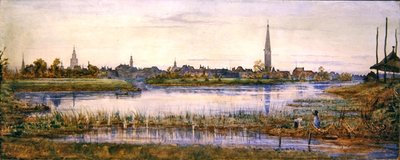 Rostock (akvarell på papir) av Andrew Brown Donaldson