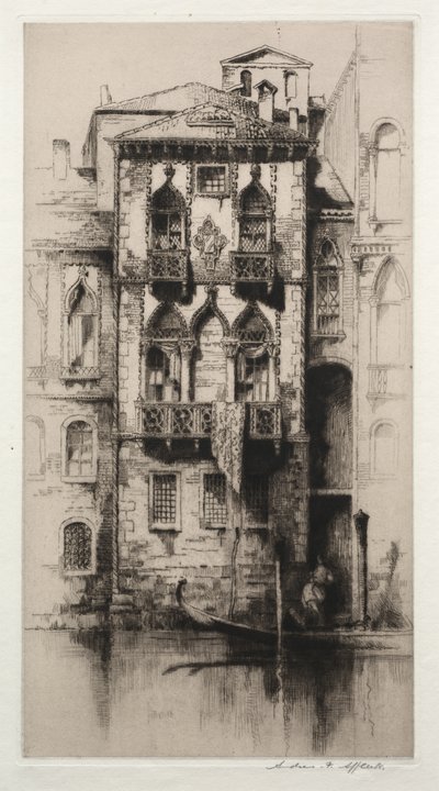 Contanni-palasset, Venezia av Andrew F. Affleck