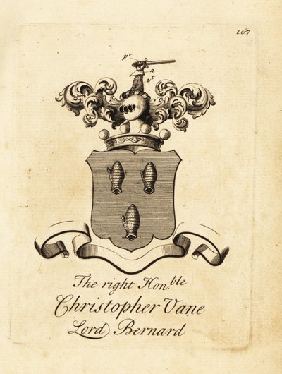 Våpenskjold til høyre ærede Christopher Vane, Lord Bernard av Andrew Johnston