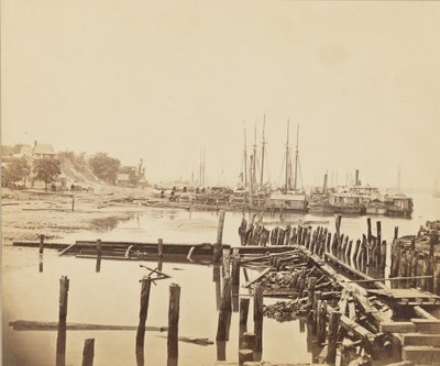 City Point, Virginia, ca. 1861-1865 (albumtrykk) av Andrew Joseph Russell