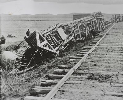 Avsporet tog, Manassas, Virginia av Andrew Joseph Russell