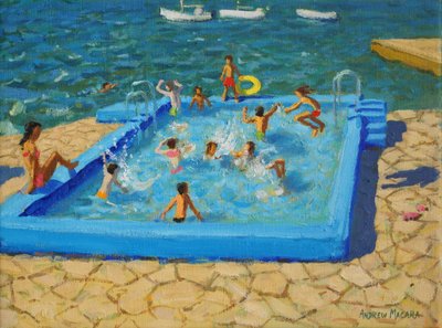 Blue pool, Vrsar, Kroatia, 2017, av Andrew Macara