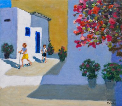Scooter Kids, Symi, Greske øyer, 2018, av Andrew Macara