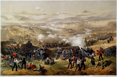 Slaget ved Inkerman 5. november 1854, 1855. av Andrew Maclure