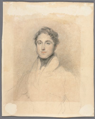 Portrett av en mann, 1828. av Andrew Morton