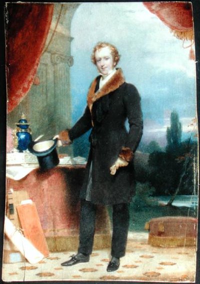 Portrett av Lord Weymouth (akvarell på elfenben) av Andrew Robertson
