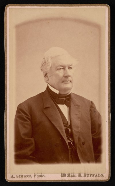 Portrett av Millard Fillmore 1800-1874, før 1874. av Andrew Simson