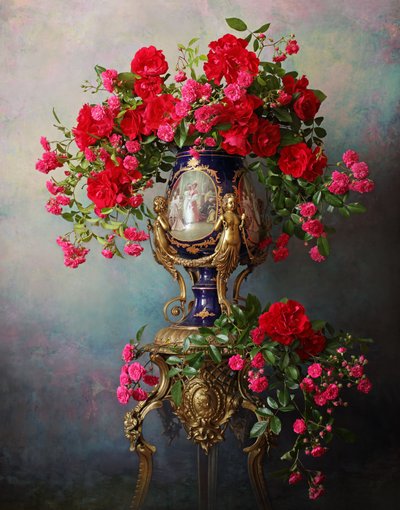 Elegante, utsmykkede roser av Andrey Morozov