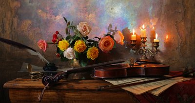 Romantisk musikk – stilleben av Andrey Morozov