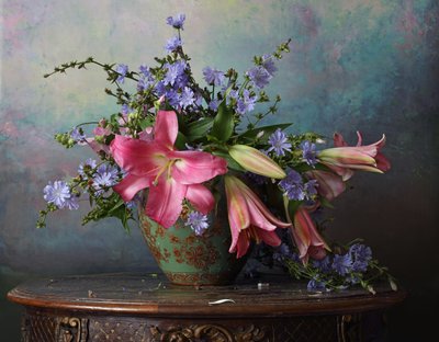 Stilleben med blomster av Andrey Morozov