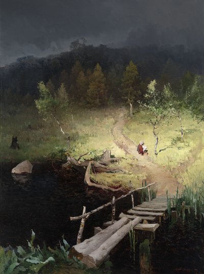 Før stormen, 1918 av Andrey Nikolayevich Shilder