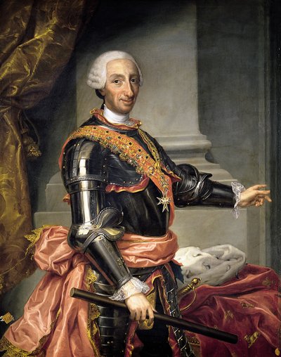 Portrett av Carlos III av Andrés de la Calleja