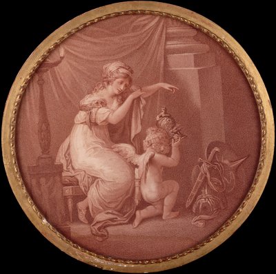 The Life of Cupid (gravering) av Angelica (after) Kauffmann