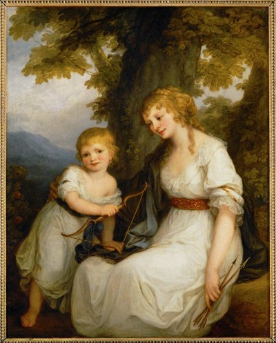 Baronesse Kruedener og hennes sønn - Baronesse Kruedener og hennes sønn … av Angelica Kauffman