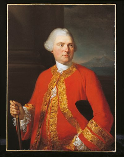 Portrett av Brownlow, 9. jarl av Exeter av Angelica Kauffman