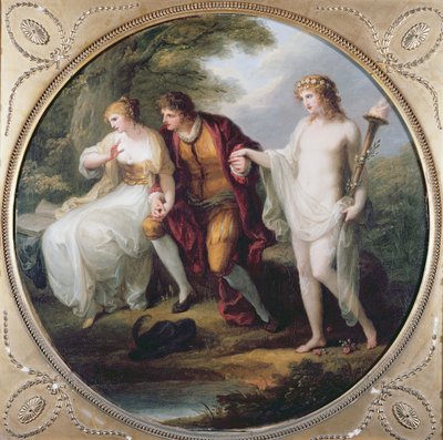 Abelard presenterer Hymen til Heloise av Angelica Kauffmann