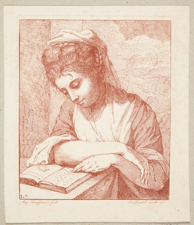Lesejenta av Angelica Kauffmann