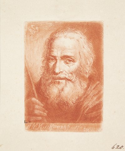 Den skjeggete gamle mannen av Angelica Kauffmann