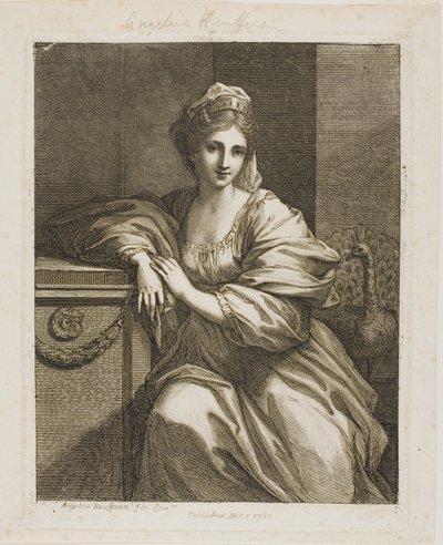 Juno og påfuglen av Angelica Kauffmann