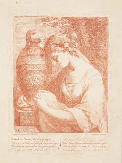 Kvinnen ved urnen av Angelica Kauffmann