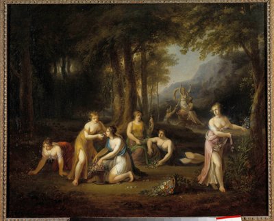 Pluto fjerner Proserpine-maleri av Angelica Kauffman (1740-1807) 1700-tallet. Dim 0,40 x 0,56 m Turer Museum of Fine Arts av Angelica Kauffmann