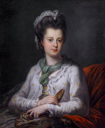 Portrett av Elizabeth Kerr, født Fortescue, markiinne av Lothian av Angelica Kauffmann