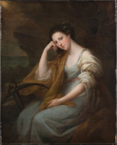 Portrett av Lady Louisa Leveson-Gower (1749/50-1827), senere baronesse Macdonald, som Spes av Angelica Kauffmann
