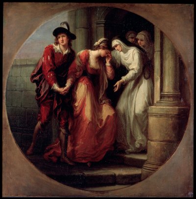 Avskjeden mellom Abelard og Heloise, før 1780. av Angelica Kauffmann