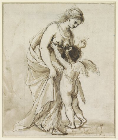 Venus forelsket av Angelica Kauffmann