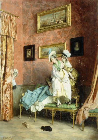 Holdt fanget, 1874 av Angelo Martinetti