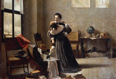 Flukten, av Angelo Morbelli (1853-1919) av Angelo Morbelli