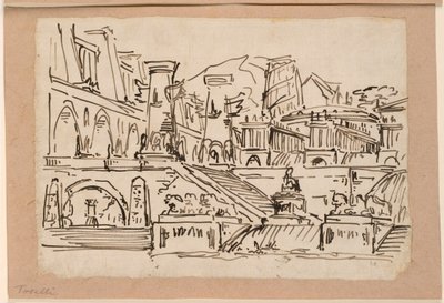 Scenografia, grupul de clădiri antice norvegiene av Angelo Toselli