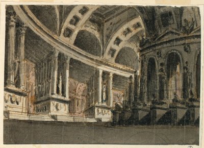 Scenedesign, Palace Interiør av Angelo Toselli