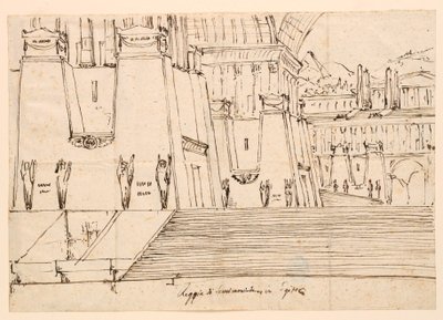 Scenedesign for Semiramide av Gioachino Rossini av Angelo Toselli