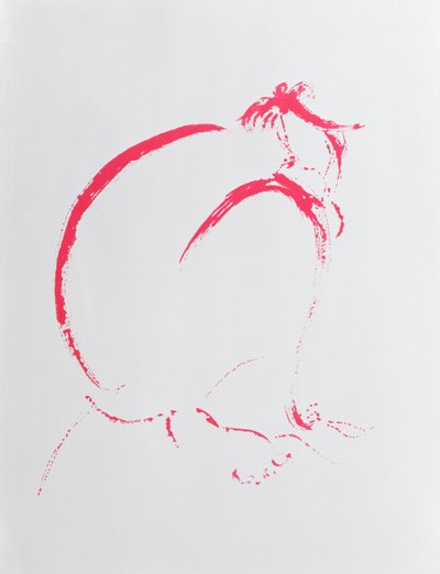 Folded Nude Crimson, 2006 av Angie Kenber