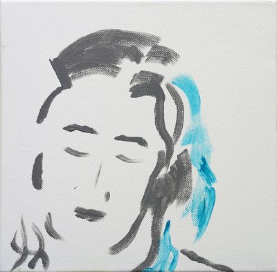 Portrett av en rolig kvinne, 2019 av Angie Kenber