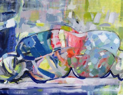 Liggende naken, 2008 av Angie Kenber