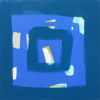 The Perspective of Light, 2021 (akryl på lerret) av Angie Kenber