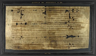 Grant of Hodilredus (Æthelred), slektning av kong Sebbi av østsakserne (fl. 685-706), til Hedilburg (Æthelburg), abbedisse av Anglo Saxon Anglo Saxon